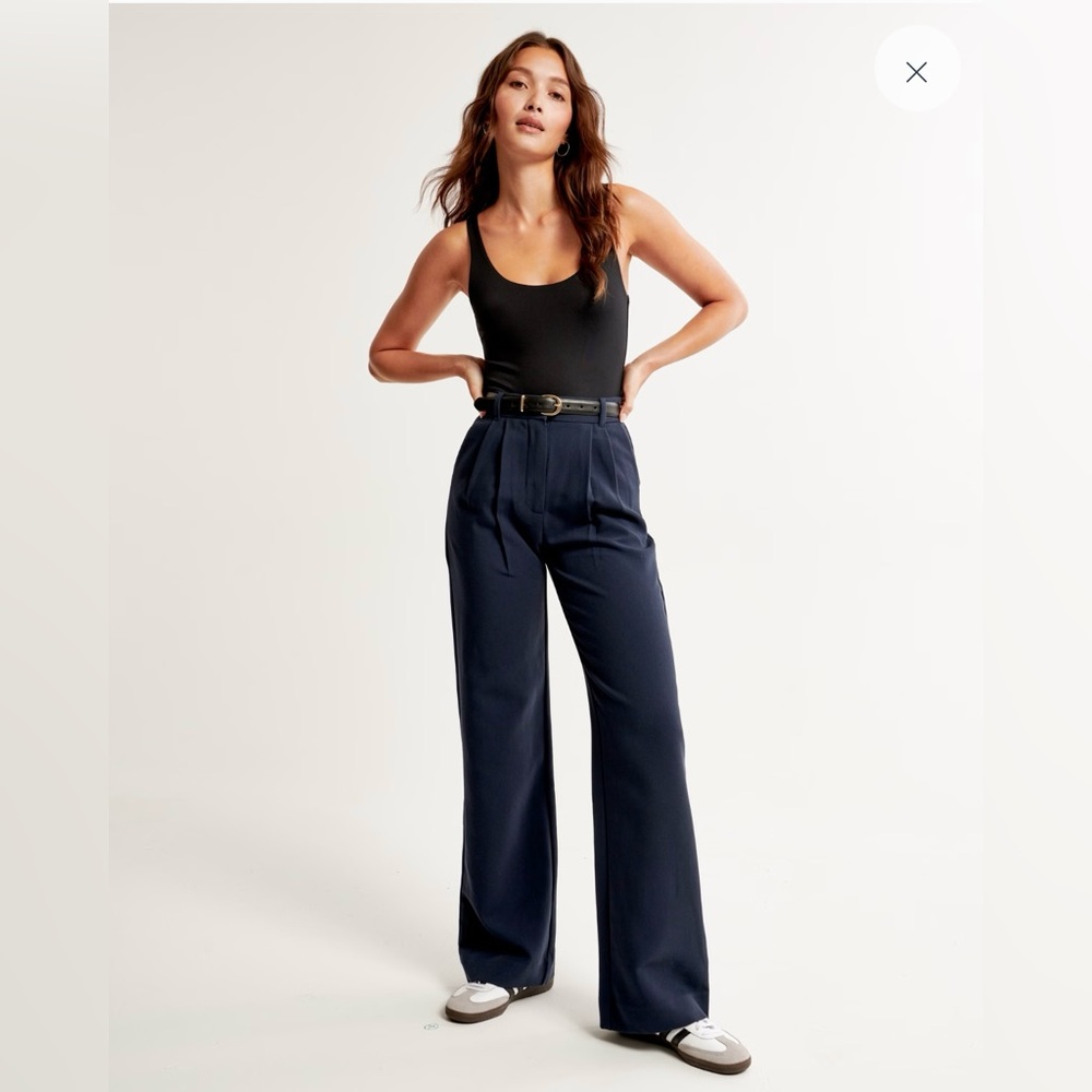 Abercrombie & Fitch Sloane tailored wide leg pant